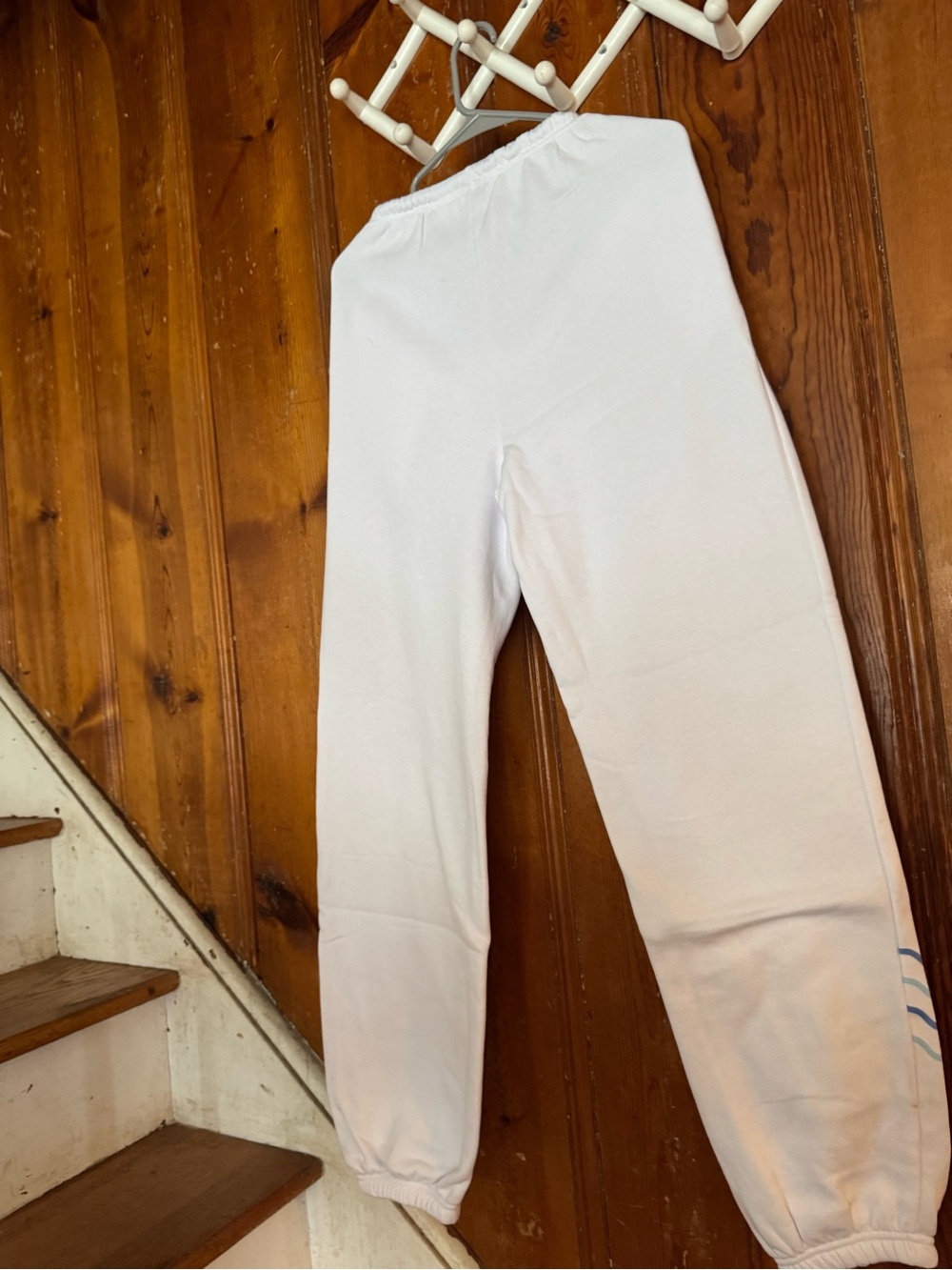 Disney White Stitch 'Ohana Joggers with Blue & Red Accents - Picture 3 of 3